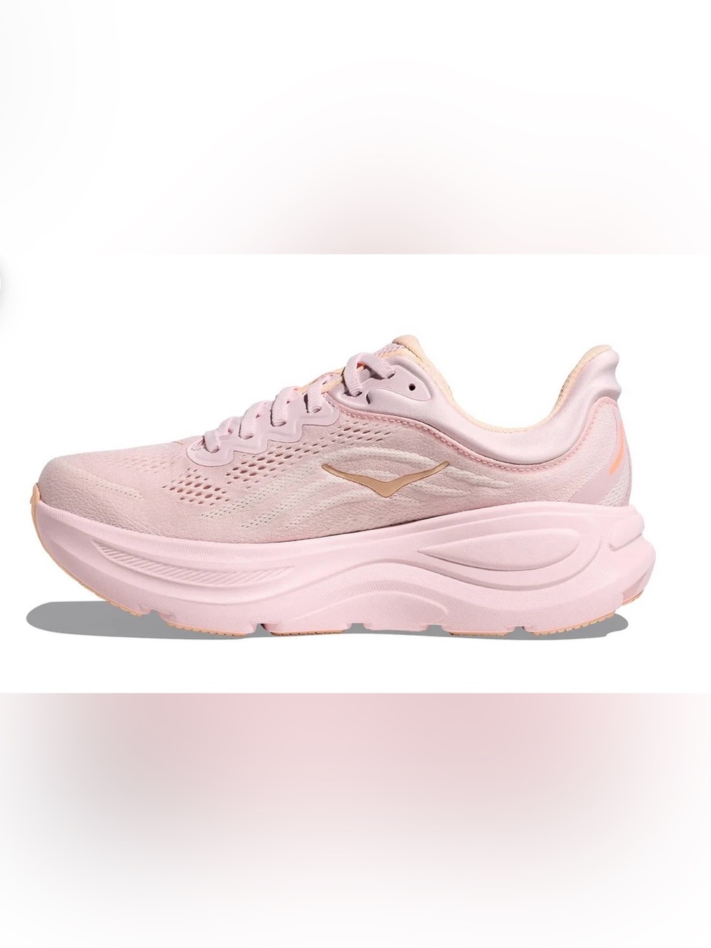 Hoka One One Bondi 9 Lilac Cream & Tangerine Glow Gently Used Size 9 - Picture 2 of 8